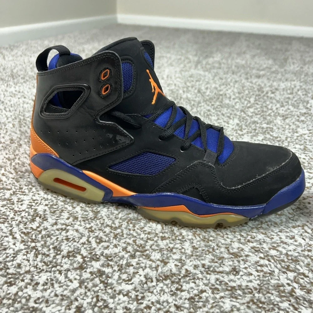 Jordan Shoes Mens Size 9.5 Black Blue Air Jordan Flight Club 91 Basketball Sport